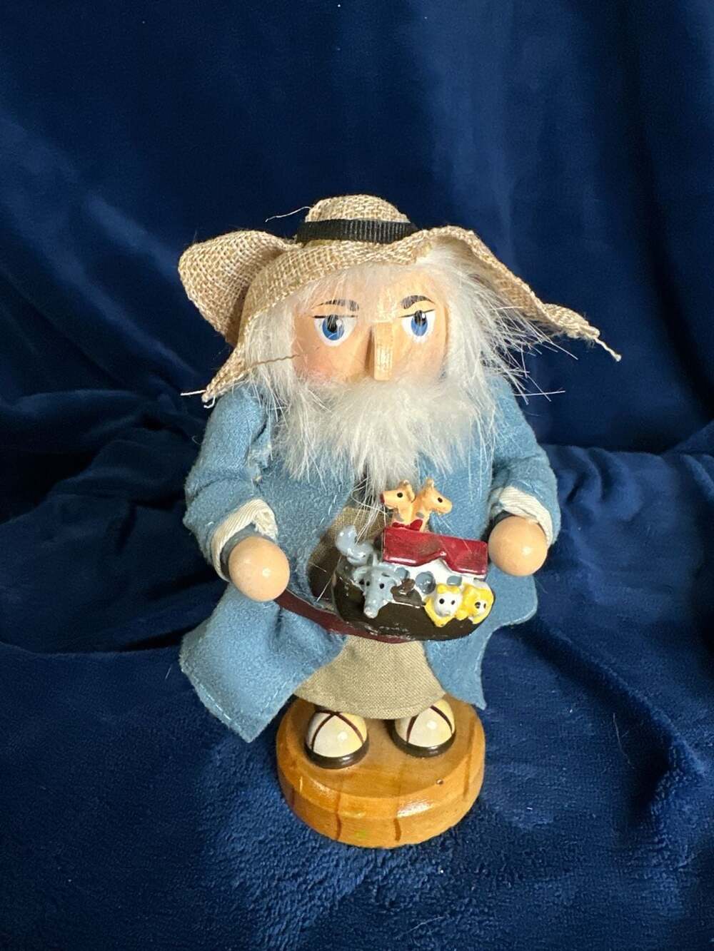 December Home 7 Inch Noah's Ark Wooden Nutcracker